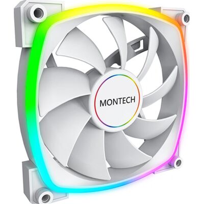 Montech AX140 PWM - blanc (140 mm, 1x), Ventilateur PC, Blanc - Publicité Montech AX140 PWM - blanc (140 mm, 1x), Ventilateur PC, Blanc - Publicité