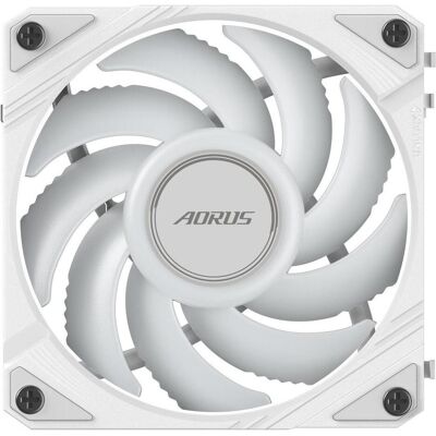 Gigabyte Aorus Ez Chain Fan 120 Ice (120 mm, 1x), Ventilateur PC, Blanc, Multicolore - Publicité Gigabyte Aorus Ez Chain Fan 120 Ice (120 mm, 1x), Ventilateur PC, Blanc, Multicolore - Publicité