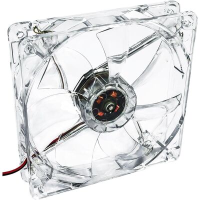 Akyga AW-12A-WH fan (120 mm, 1x), Ventilateur PC, Transparent - Publicité Akyga AW-12A-WH fan (120 mm, 1x), Ventilateur PC, Transparent - Publicité