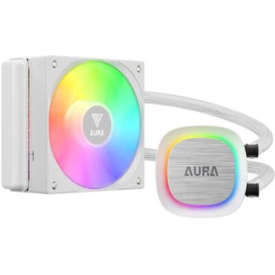 Gamdias Aura GL120 V2 While Argb Liquid Coole, Refroidissement liquide CPU - Publicité Gamdias Aura GL120 V2 While Argb Liquid Coole, Refroidissement liquide CPU - Publicité