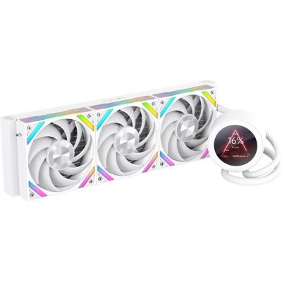 Sama Gears Q70 White 360mm AIO, Refroidissement liquide CPU, Blanc - Publicité Sama Gears Q70 White 360mm AIO, Refroidissement liquide CPU, Blanc - Publicité