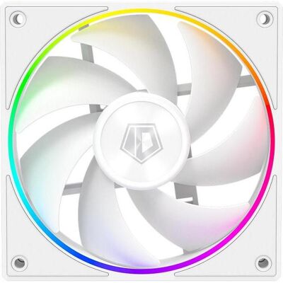 ID-Cooling AF-127 Fan 120mm White aRGB Lighting (120 mm), Ventilateur PC, Blanc - Publicité ID-Cooling AF-127 Fan 120mm White aRGB Lighting (120 mm), Ventilateur PC, Blanc - Publicité