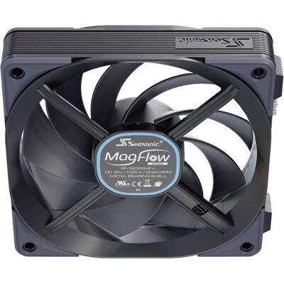 Seasonic Ventilateur MagFlow 1225PWM ARGB 120*120*120 1-Fan Kit (120 mm, 1x), Ventilateur PC, Noir - Publicité Seasonic Ventilateur MagFlow 1225PWM ARGB 120*120*120 1-Fan Kit (120 mm, 1x), Ventilateur PC, Noir - Publicité