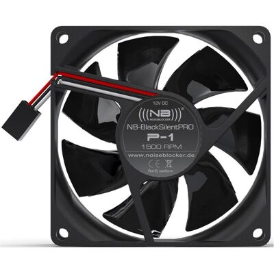 Noiseblocker NB-BlacksilentPRO P-P (80 mm, 1x), Ventilateur PC, Noir - Publicité Noiseblocker NB-BlacksilentPRO P-P (80 mm, 1x), Ventilateur PC, Noir - Publicité