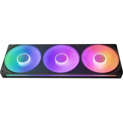 NZXT F360 RGB CORE (noir) (120 mm, 3x), Ventilateur PC, Multicolore, Noir - Publicité NZXT F360 RGB CORE (noir) (120 mm, 3x), Ventilateur PC, Multicolore, Noir - Publicité