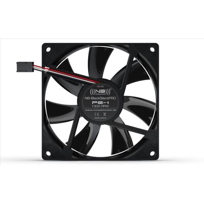 Noiseblocker BlackSilentPro-Series PE-P (92 mm, 1x), Ventilateur PC, Noir - Publicité Noiseblocker BlackSilentPro-Series PE-P (92 mm, 1x), Ventilateur PC, Noir - Publicité