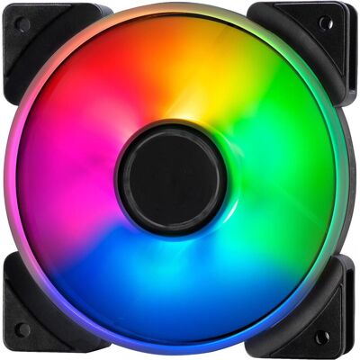 Fractal Prisme AL-12 ARGB PWM (120 mm, 1x), Ventilateur PC, Noir, Blanc - Publicité Fractal Prisme AL-12 ARGB PWM (120 mm, 1x), Ventilateur PC, Noir, Blanc - Publicité