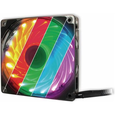 Intertech L-12025 Aura (120 mm, 1x), Ventilateur PC, Noir - Publicité Intertech L-12025 Aura (120 mm, 1x), Ventilateur PC, Noir - Publicité