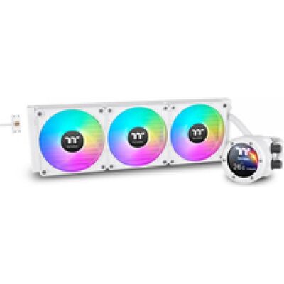Thermaltake TT TH420 V2 Ultra EX ARGB Sync Snow Edition Tout-en-un, Refroidissement liquide CPU, Blanc - Publicité Thermaltake TT TH420 V2 Ultra EX ARGB Sync Snow Edition Tout-en-un, Refroidissement liquide CPU, Blanc - Publicité