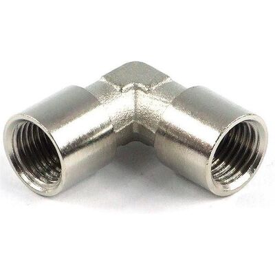 Aquatuning Pièce en L femelle G1/4, Raccord pour refroidissement à eau : accessoires, Argent - Publicité Aquatuning Pièce en L femelle G1/4, Raccord pour refroidissement à eau : accessoires, Argent - Publicité