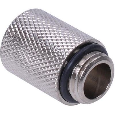Aquatuning Rallonge G1/4 sur G1/4 25mm moletée argent nickelé, Raccord pour refroidissement à eau : accessoires, Argent - Publicité Aquatuning Rallonge G1/4 sur G1/4 25mm moletée argent nickelé, Raccord pour refroidissement à eau : accessoires, Argent - Publicité