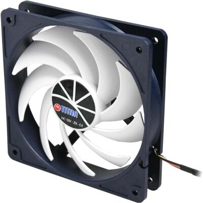 Titan TFD-12025SL12Z (120 mm, 1x), Ventilateur PC, Multicolore - Publicité Titan TFD-12025SL12Z (120 mm, 1x), Ventilateur PC, Multicolore - Publicité