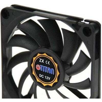 Titan TFD-7010M12Z (70 mm, 1x), Ventilateur PC, Noir - Publicité Titan TFD-7010M12Z (70 mm, 1x), Ventilateur PC, Noir - Publicité