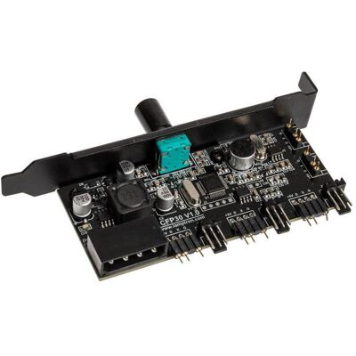 Lamptron CFP30 Contrôleur de ventilateur et de LED RGB pour slot PCI - noir (3 Ventilateur), Contrôleur ventilateur, Noir - Publicité Lamptron CFP30 Contrôleur de ventilateur et de LED RGB pour slot PCI - noir (3 Ventilateur), Contrôleur ventilateur, Noir - Publicité