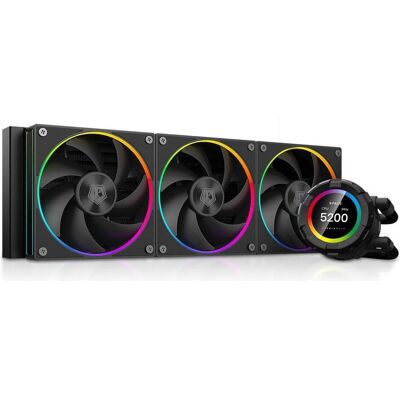 ID-Cooling CPU Water Cooler - Space SL360 (25dB max. 132,52 m3/h 3x12cm, A-RGB LED, fekete), Refroidissement liquide CPU, Noir - Publicité ID-Cooling CPU Water Cooler - Space SL360 (25dB max. 132,52 m3/h 3x12cm, A-RGB LED, fekete), Refroidissement liquide CPU, Noir - Publicité