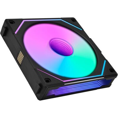 Lian-Li UNI FAN SL-INF lame inversée (120 mm, 1x), Ventilateur PC, Noir - Publicité Lian-Li UNI FAN SL-INF lame inversée (120 mm, 1x), Ventilateur PC, Noir - Publicité