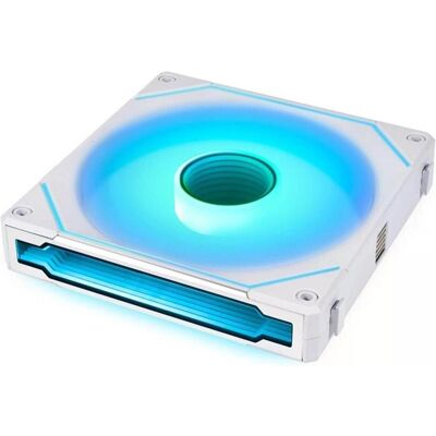 Lian-Li UNI FAN SL-INF 140 ARGB (140 mm, 1x), Ventilateur PC, Blanc - Publicité Lian-Li UNI FAN SL-INF 140 ARGB (140 mm, 1x), Ventilateur PC, Blanc - Publicité