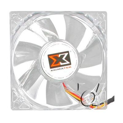 Xigmatek Ventilateur Crystal 80 Green LED (80 mm), Ventilateur PC, Vert, Transparent - Publicité Xigmatek Ventilateur Crystal 80 Green LED (80 mm), Ventilateur PC, Vert, Transparent - Publicité