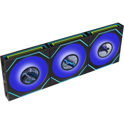 Lian-Li UNI FAN SL-INF Flex (120 mm, 3x), Ventilateur PC, Noir - Publicité Lian-Li UNI FAN SL-INF Flex (120 mm, 3x), Ventilateur PC, Noir - Publicité