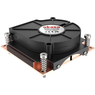 Akasa AK-CC7401BP01 système de refroidissement pour ordinateur Processeur Air cooler Noir 1 pc(s) (30.50 mm), Ventirad processeur, Noir - Publicité Akasa AK-CC7401BP01 système de refroidissement pour ordinateur Processeur Air cooler Noir 1 pc(s) (30.50 mm), Ventirad processeur, Noir - Publicité