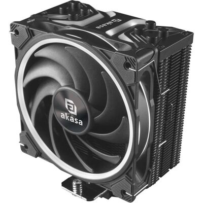Akasa Soho H4 Plus Processor Air cooler Noir 1 pc(s) (92 mm), Ventirad processeur, Noir - Publicité Akasa Soho H4 Plus Processor Air cooler Noir 1 pc(s) (92 mm), Ventirad processeur, Noir - Publicité