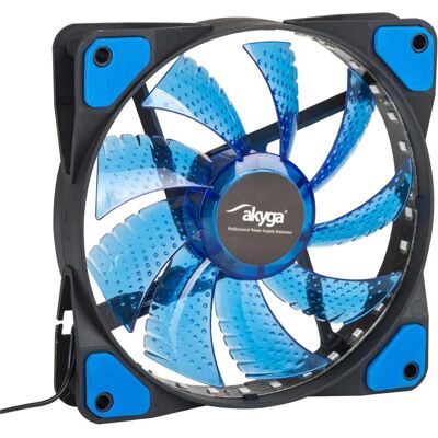 Akyga Wentylator systemowy AW-12E-BL 120 (120 mm, 1x), Ventilateur PC, Noir - Publicité Akyga Wentylator systemowy AW-12E-BL 120 (120 mm, 1x), Ventilateur PC, Noir - Publicité