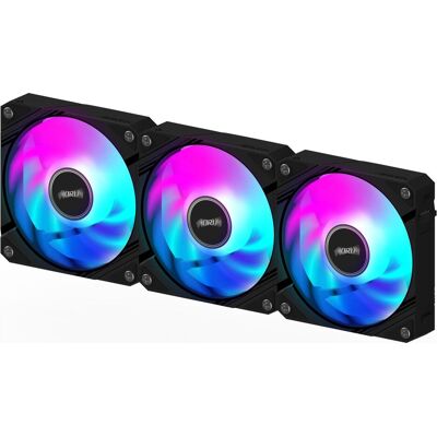 Gigabyte AORUS EZ CHAIN FAN 120 (3-Pack) (120 mm, 3x), Ventilateur PC, Multicolore, Noir - Publicité Gigabyte AORUS EZ CHAIN FAN 120 (3-Pack) (120 mm, 3x), Ventilateur PC, Multicolore, Noir - Publicité