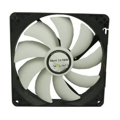 Gelid Silent 14 PWM (140 mm), Ventilateur PC, Blanc, Noir - Publicité Gelid Silent 14 PWM (140 mm), Ventilateur PC, Blanc, Noir - Publicité