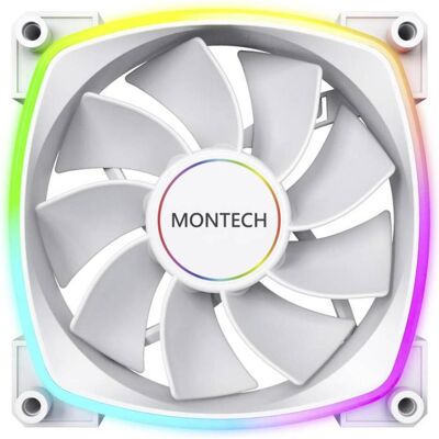 Montech RX140 PWM - blanc (140 mm, 1x), Ventilateur PC, Blanc - Publicité Montech RX140 PWM - blanc (140 mm, 1x), Ventilateur PC, Blanc - Publicité