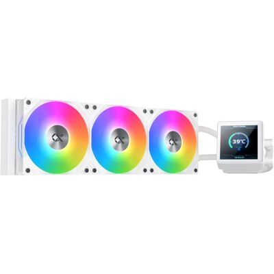 Xigmatek Kit Watercooling AIO Connect RGB - 240mm (Blanc), Refroidissement liquide CPU, Blanc - Publicité Xigmatek Kit Watercooling AIO Connect RGB - 240mm (Blanc), Refroidissement liquide CPU, Blanc - Publicité