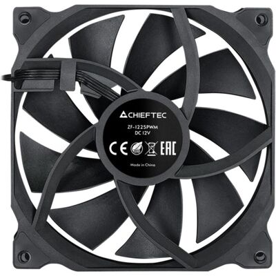 Chieftec ZF-1225PWM (120 mm, 1x), Ventilateur PC, Noir - Publicité Chieftec ZF-1225PWM (120 mm, 1x), Ventilateur PC, Noir - Publicité