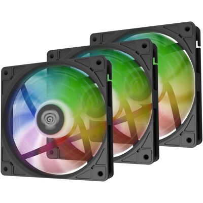 Genesis Oxal 120 ARGB (120 mm, 3x), Ventilateur PC, Noir - Publicité Genesis Oxal 120 ARGB (120 mm, 3x), Ventilateur PC, Noir - Publicité
