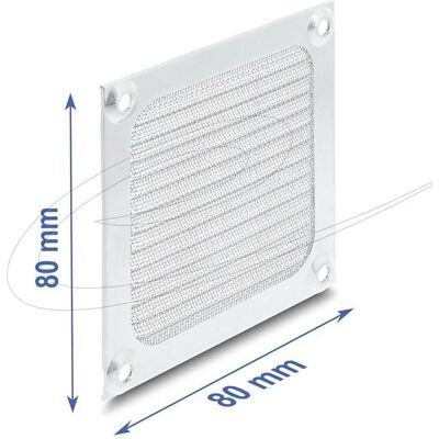 Delock Lüftergitter 80 x 80 mm Aluminium Lüfter Staubfilte, Ventilateur PC : accessoires, Argent - Publicité Delock Lüftergitter 80 x 80 mm Aluminium Lüfter Staubfilte, Ventilateur PC : accessoires, Argent - Publicité