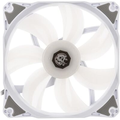 Ventilateurs PC Bitspower Notos RGB PWM 120mm Blanc - Pack de 3 - Publicité Ventilateurs PC Bitspower Notos RGB PWM 120mm Blanc - Pack de 3 - Publicité