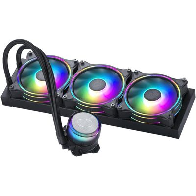 Cooler Master MasterLiquid ML360 ILLUSION, Refroidissement liquide CPU, Noir - Publicité Cooler Master MasterLiquid ML360 ILLUSION, Refroidissement liquide CPU, Noir - Publicité