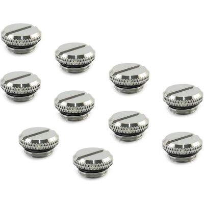 XSPC Bouchons V2 G1/4 pouce AG - Pack de 10, Raccord pour refroidissement à eau : accessoires, Argent - Publicité XSPC Bouchons V2 G1/4 pouce AG - Pack de 10, Raccord pour refroidissement à eau : accessoires, Argent - Publicité