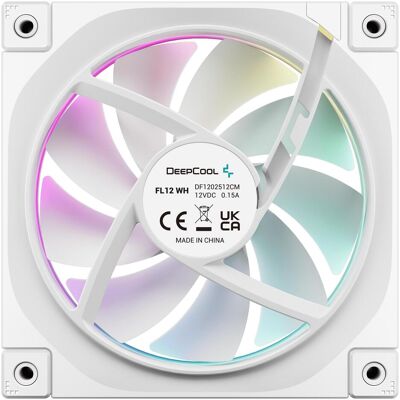 Deepcool FL12 3in1 120x120x25 Blanc (120 mm, 3x), Ventilateur PC, Blanc - Publicité Deepcool FL12 3in1 120x120x25 Blanc (120 mm, 3x), Ventilateur PC, Blanc - Publicité
