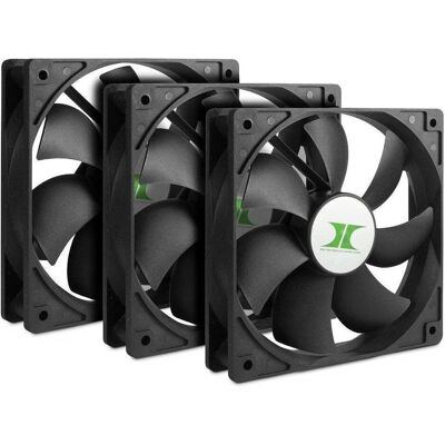 Intertech Ventilateur 120*120*25 IPC Fan Set 3x Ventilateur 120mm noir, Serveur : accessoires, Noir - Publicité Intertech Ventilateur 120*120*25 IPC Fan Set 3x Ventilateur 120mm noir, Serveur : accessoires, Noir - Publicité