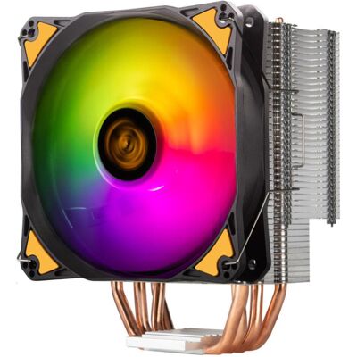 Silverstone Refroidisseur de processeur AR12-TUF, ARGB (154 mm), Ventirad processeur, Gris, Cuivre - Publicité Silverstone Refroidisseur de processeur AR12-TUF, ARGB (154 mm), Ventirad processeur, Gris, Cuivre - Publicité