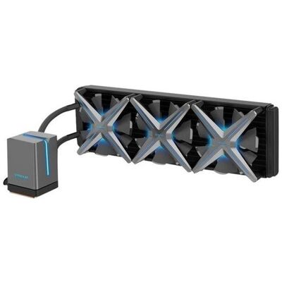 Intertech ALSEYE X360 AiO Water Cooling X12 3X120mm, Refroidissement liquide CPU, Noir, Gris - Publicité Intertech ALSEYE X360 AiO Water Cooling X12 3X120mm, Refroidissement liquide CPU, Noir, Gris - Publicité