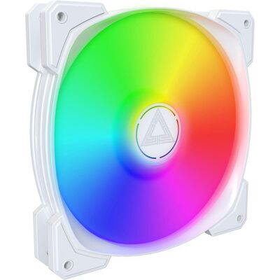 Montech HP140 ARGB PWM Blanc (140 mm, 1x), Ventilateur PC, Blanc - Publicité Montech HP140 ARGB PWM Blanc (140 mm, 1x), Ventilateur PC, Blanc - Publicité