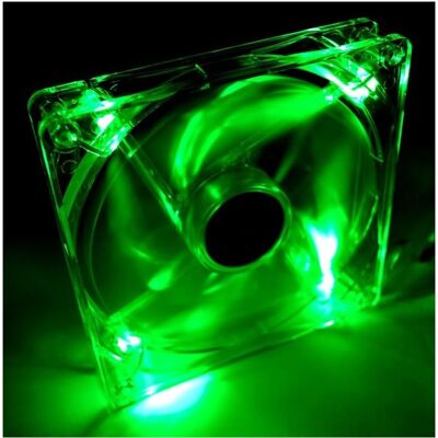 Primecooler PC-L14025L12S/Vert (140 mm, 1x), Ventilateur PC, Transparent, Vert - Publicité Primecooler PC-L14025L12S/Vert (140 mm, 1x), Ventilateur PC, Transparent, Vert - Publicité