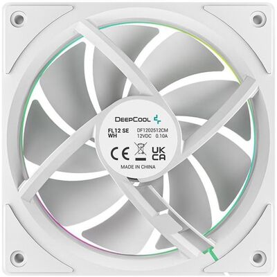 Deepcool "120mm FL12 SE 3IN1 White" (120 mm, 3x), Ventilateur PC, Blanc - Publicité Deepcool "120mm FL12 SE 3IN1 White" (120 mm, 3x), Ventilateur PC, Blanc - Publicité