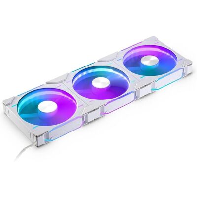 Phanteks D30 PWM Reverse Airflow (140 mm, 3x), Ventilateur PC, Blanc - Publicité Phanteks D30 PWM Reverse Airflow (140 mm, 3x), Ventilateur PC, Blanc - Publicité