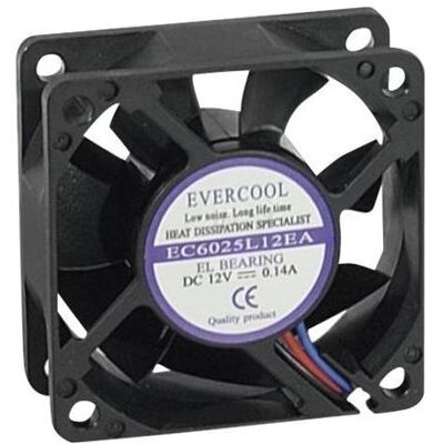 Ventilateur Exertis Connect 60x60x25mm - Lubrifié à Vie - Publicité Ventilateur Exertis Connect 60x60x25mm - Lubrifié à Vie - Publicité