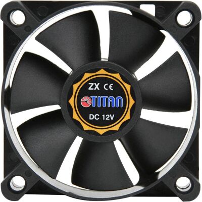 Titan TFD-6015M12Z Boîtier de l'ordinateur Ventilateur Composant de refroidissement de l'ordinateur (60 mm), Ventilateur PC, Noir - Publicité Titan TFD-6015M12Z Boîtier de l'ordinateur Ventilateur Composant de refroidissement de l'ordinateur (60 mm), Ventilateur PC, Noir - Publicité
