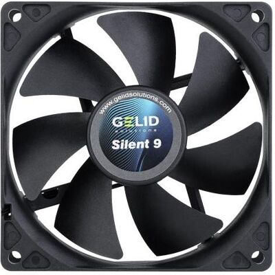 Gelid FN-PX09-16 (90 mm, 1x), Ventilateur PC, Noir - Publicité Gelid FN-PX09-16 (90 mm, 1x), Ventilateur PC, Noir - Publicité