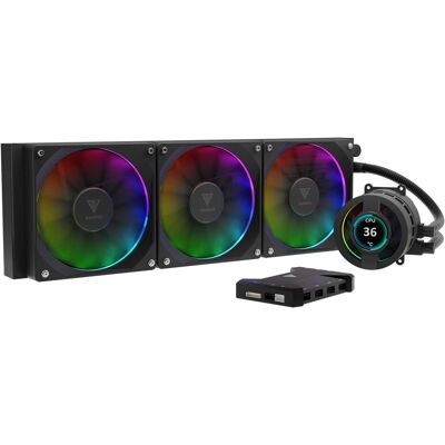Gamdias Refroidisseur de liquide Chione P3-360U Wak, Refroidissement liquide CPU, Noir - Publicité Gamdias Refroidisseur de liquide Chione P3-360U Wak, Refroidissement liquide CPU, Noir - Publicité