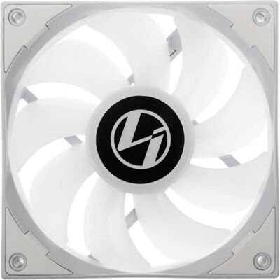 Lian-Li ST120 RGB PWM fan, 3-pack incl. contrôleur (120 mm, 3x), Ventilateur PC, Blanc - Publicité Lian-Li ST120 RGB PWM fan, 3-pack incl. contrôleur (120 mm, 3x), Ventilateur PC, Blanc - Publicité