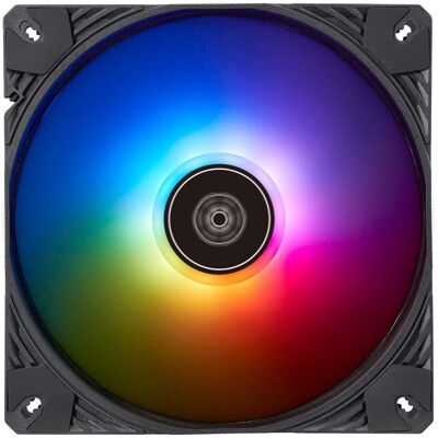 Silverstone SST-SF140B-ARGB - Ventilateur Shark Force Performance amélioré 140mm PWM ARGB (140 mm, 1x), Ventilateur PC, Noir - Publicité Silverstone SST-SF140B-ARGB - Ventilateur Shark Force Performance amélioré 140mm PWM ARGB (140 mm, 1x), Ventilateur PC, Noir - Publicité